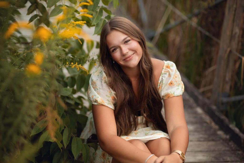Lauren Dvorak Senior at Madrid Jr/Sr High